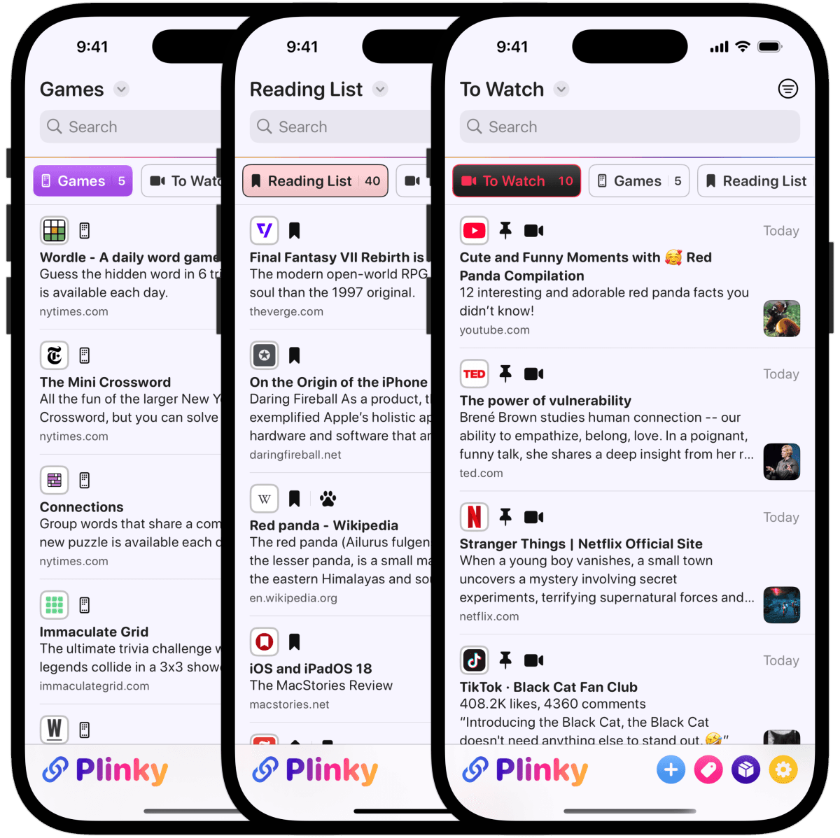 Pinned Folders & Tags