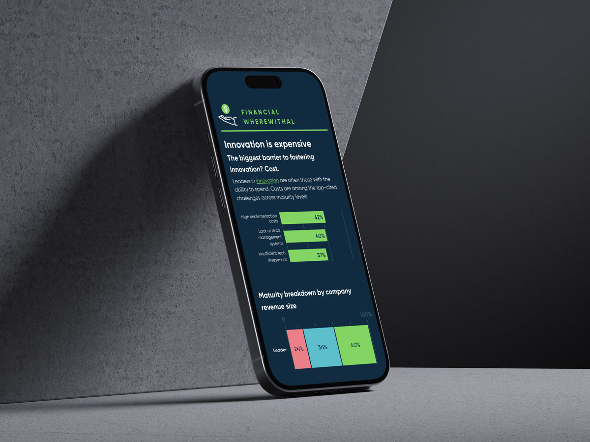 Scrollytelling website for ServiceNow exploring innovation cultures through structured storytelling, visual clarity, and an engaging interactive layout.