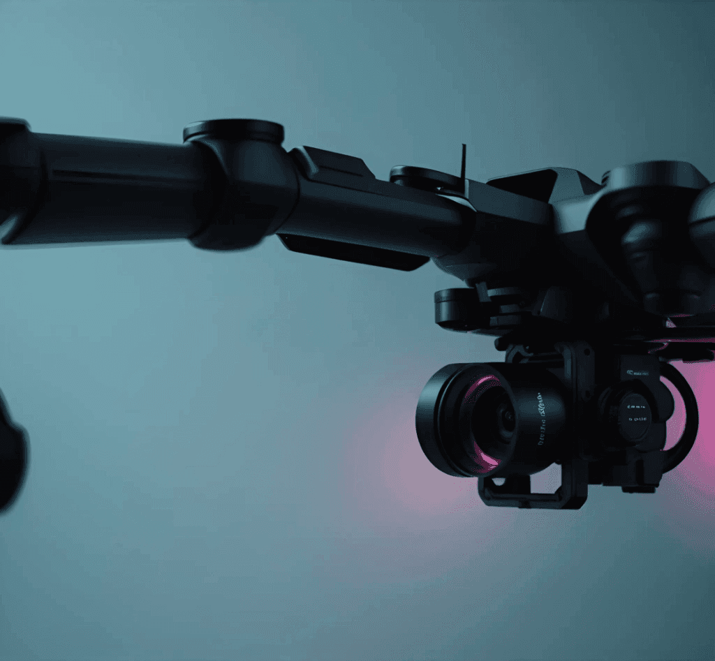 Zdjęcie z powietrza wykonane dronem w regionie Częstochowy