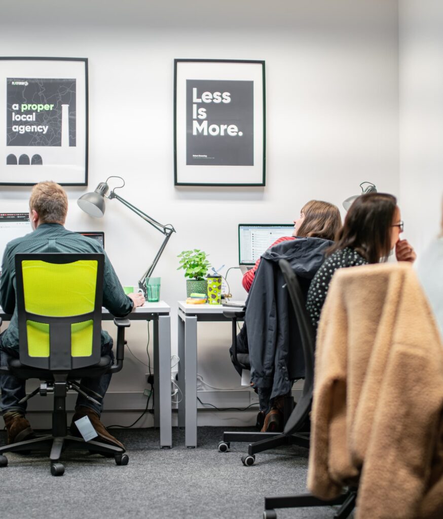 a person standing in front of a building