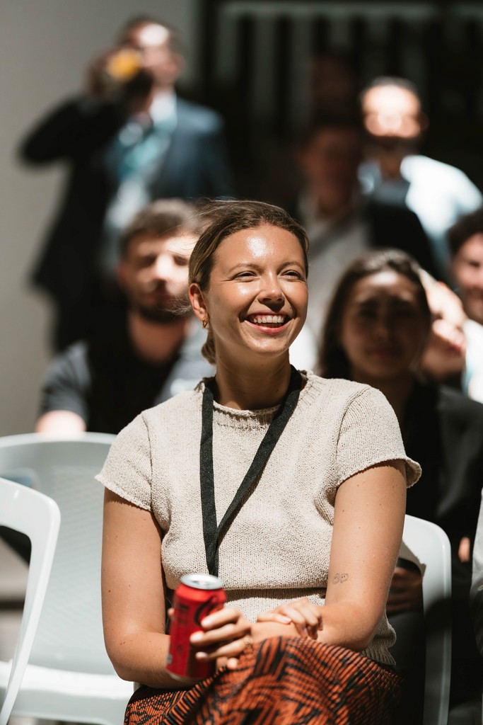 Crisis PR expert Caroline Voaden in audience