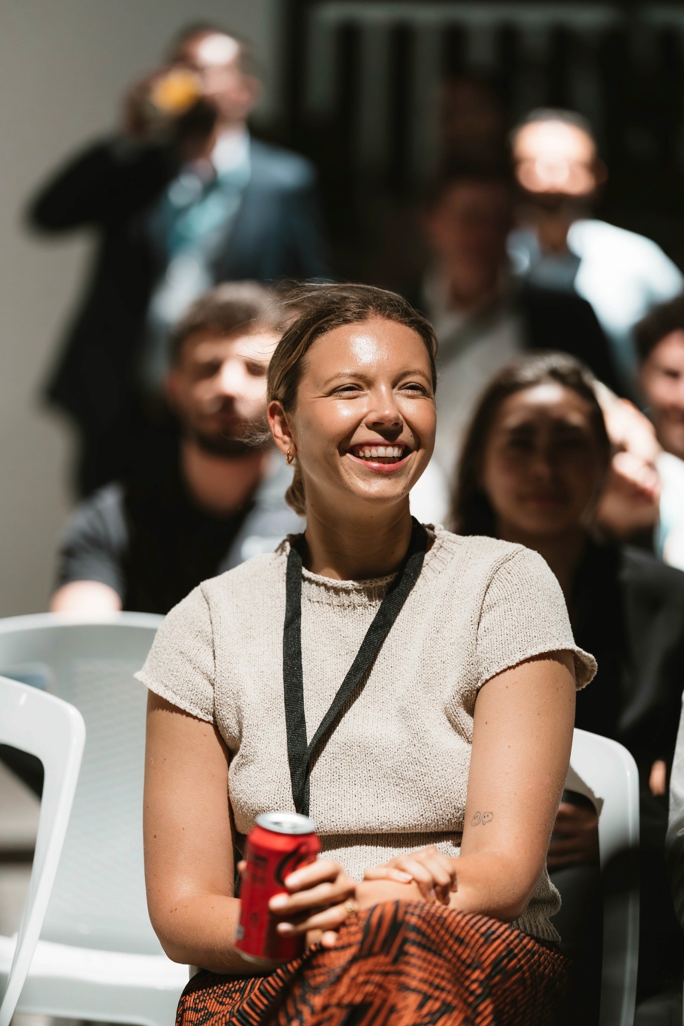 Crisis PR expert Caroline Voaden in audience