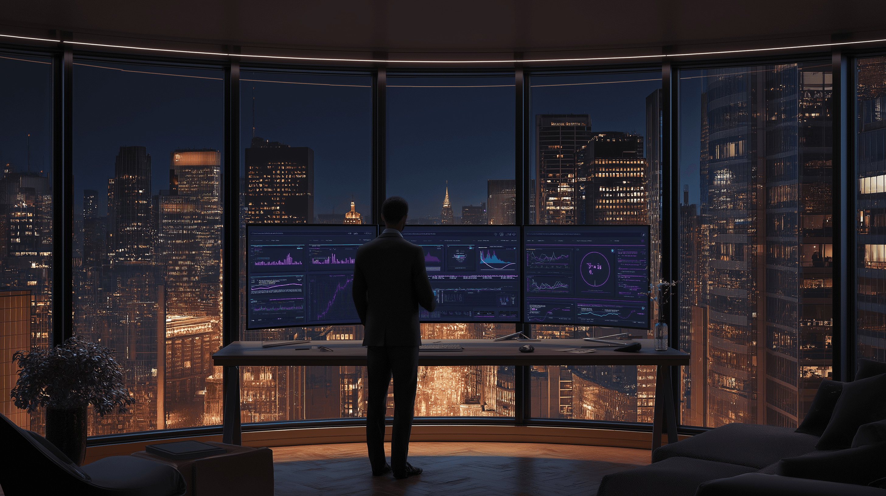 A desk with a laptop and an employee badge laying on top of it.