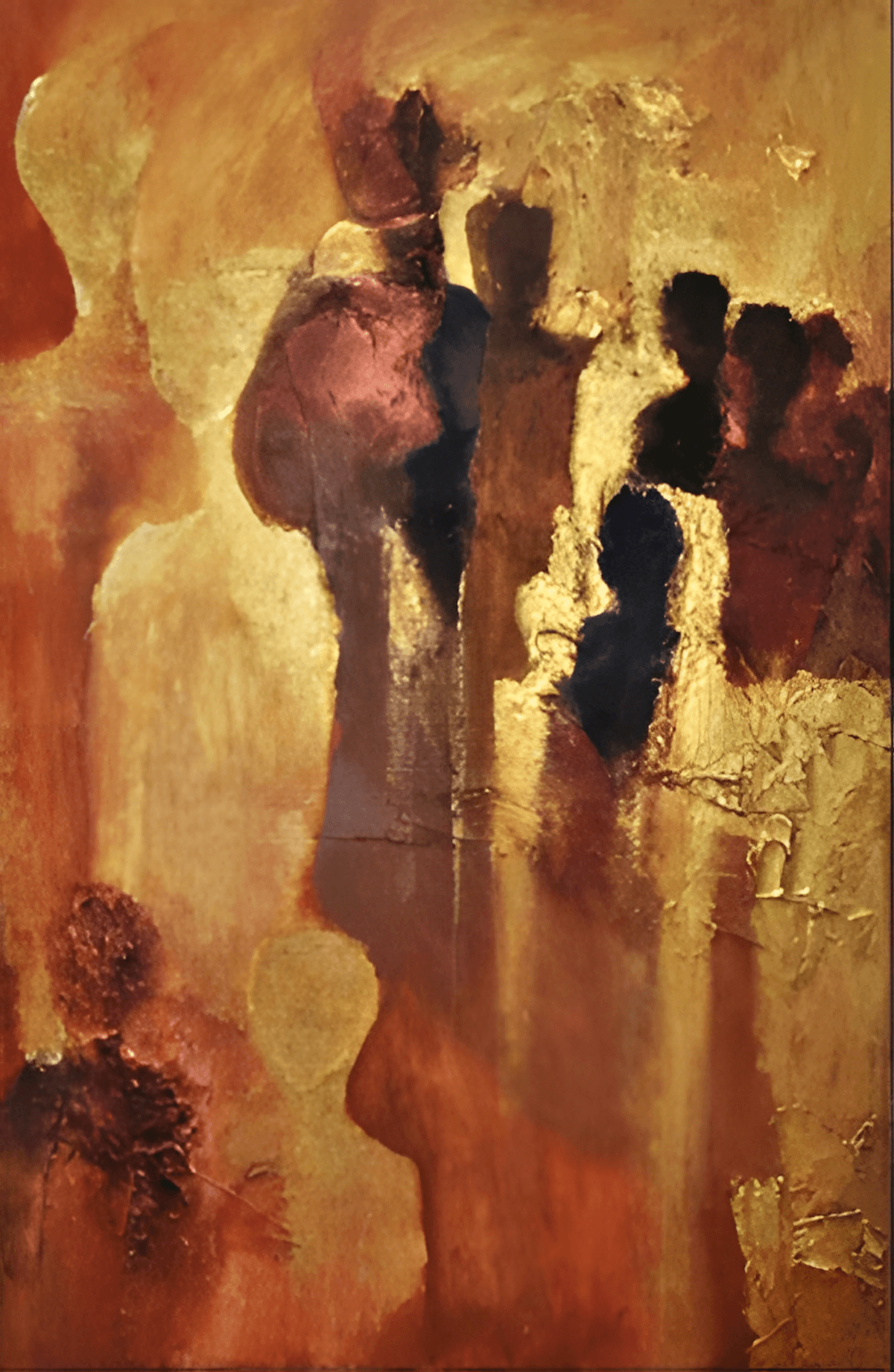 premium art poster and canvas prints, with originals available, from QART , of the artwork " They stood so we can walk "