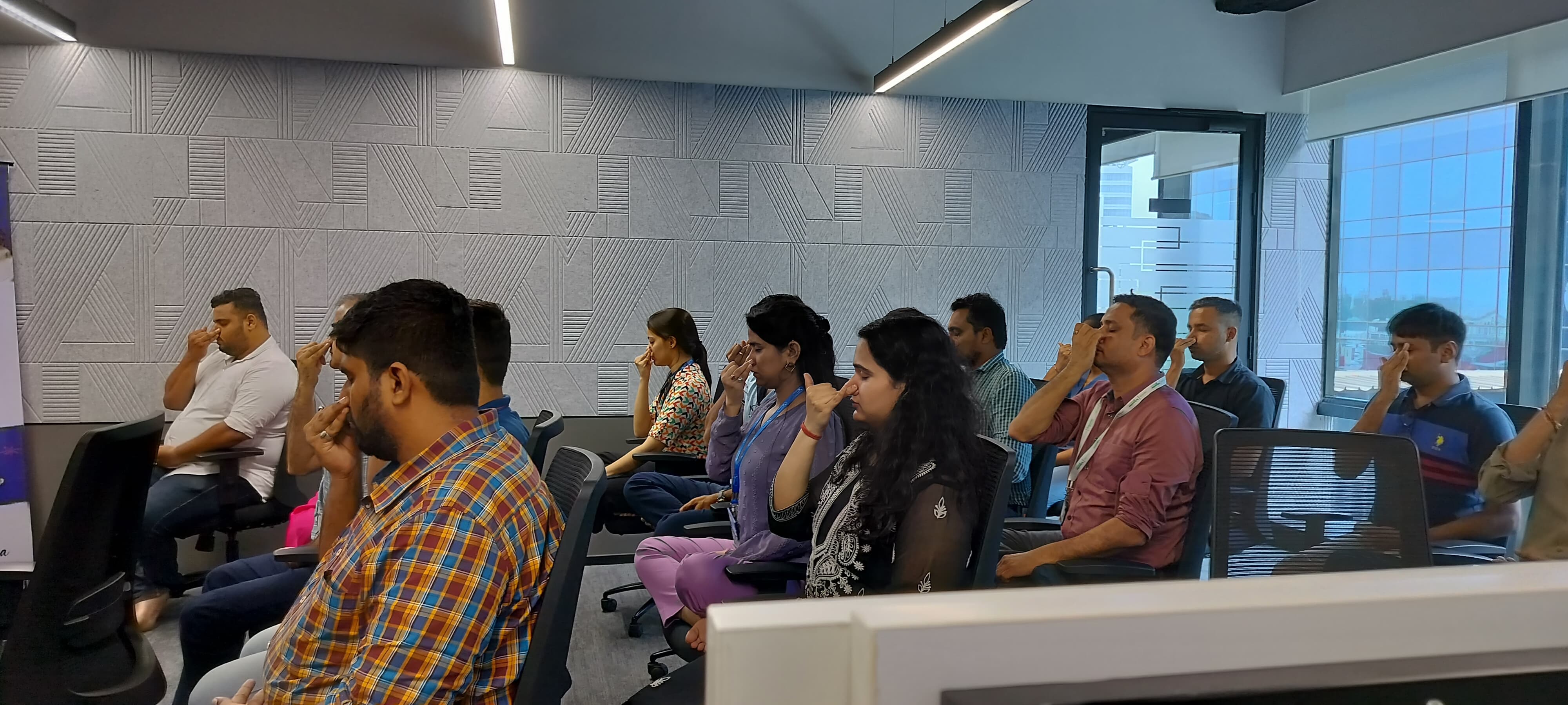 International Day of Yoga at Schneider Electric
