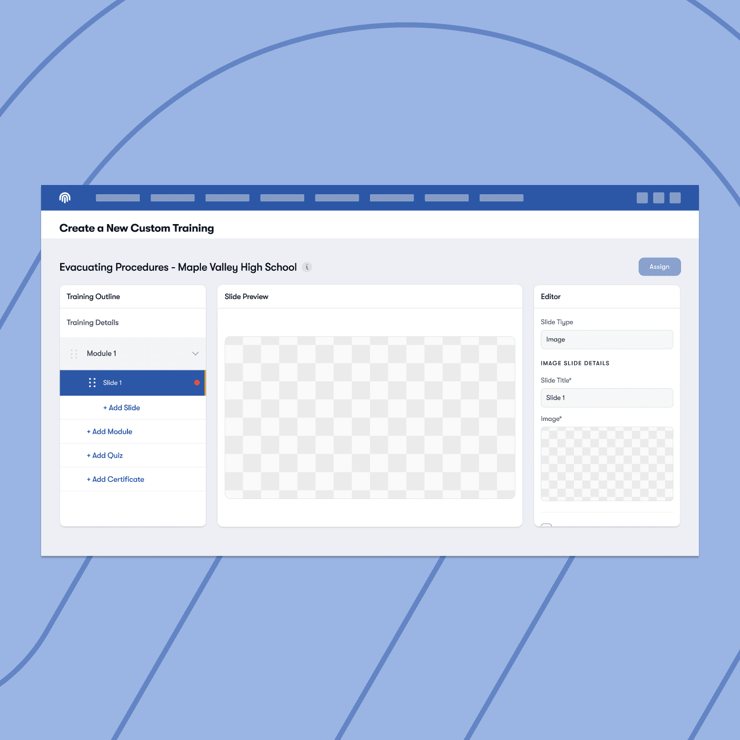 An image showing Impact Suite software solution of compliance and training where a school staff member can see tall the tasks they need to complete and all the tasks they have completed