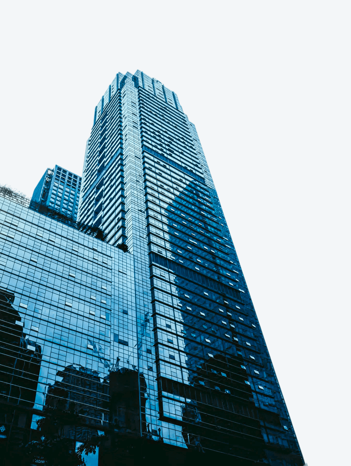 Portrait of a woman with digital abstract effects and color overlays