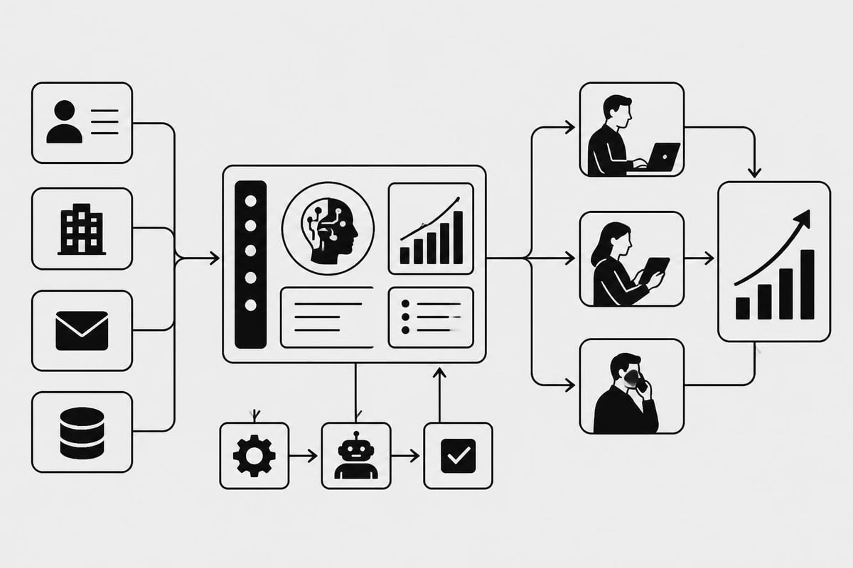 Integrated sales system workflow