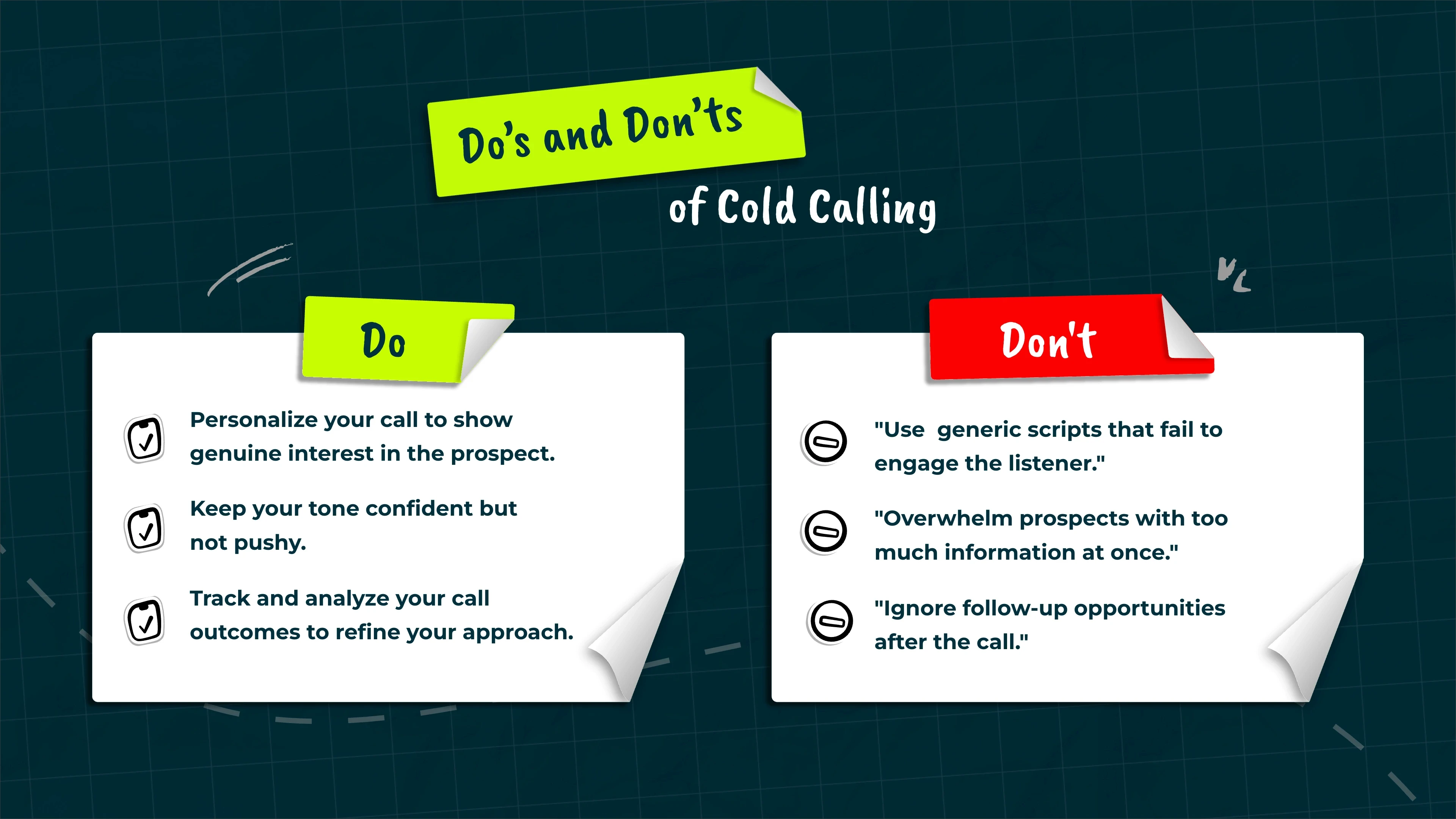 Slide 4: Do’s and Don’ts of Cold Calling