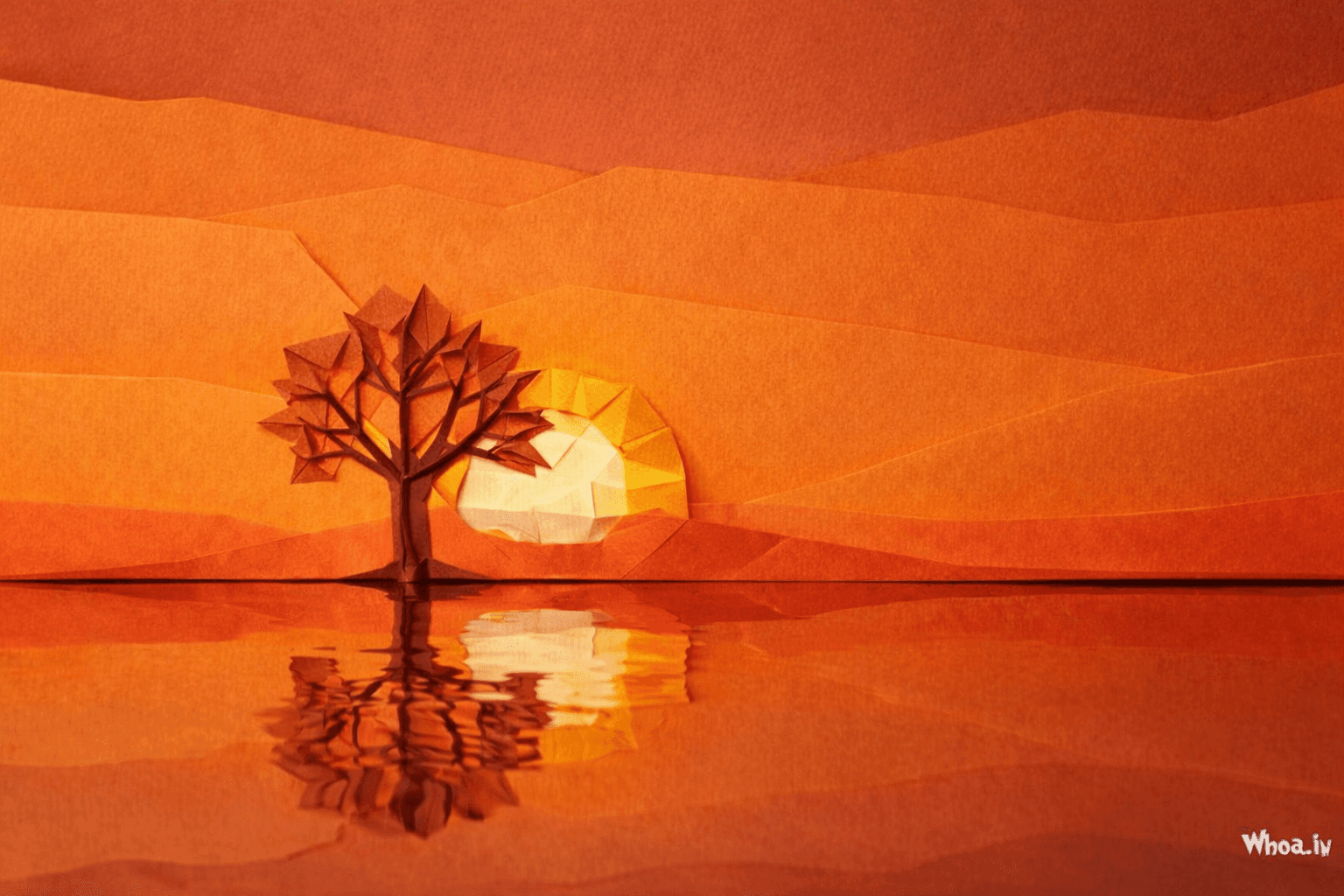 Woman with curly hair standing in a busy modern office.