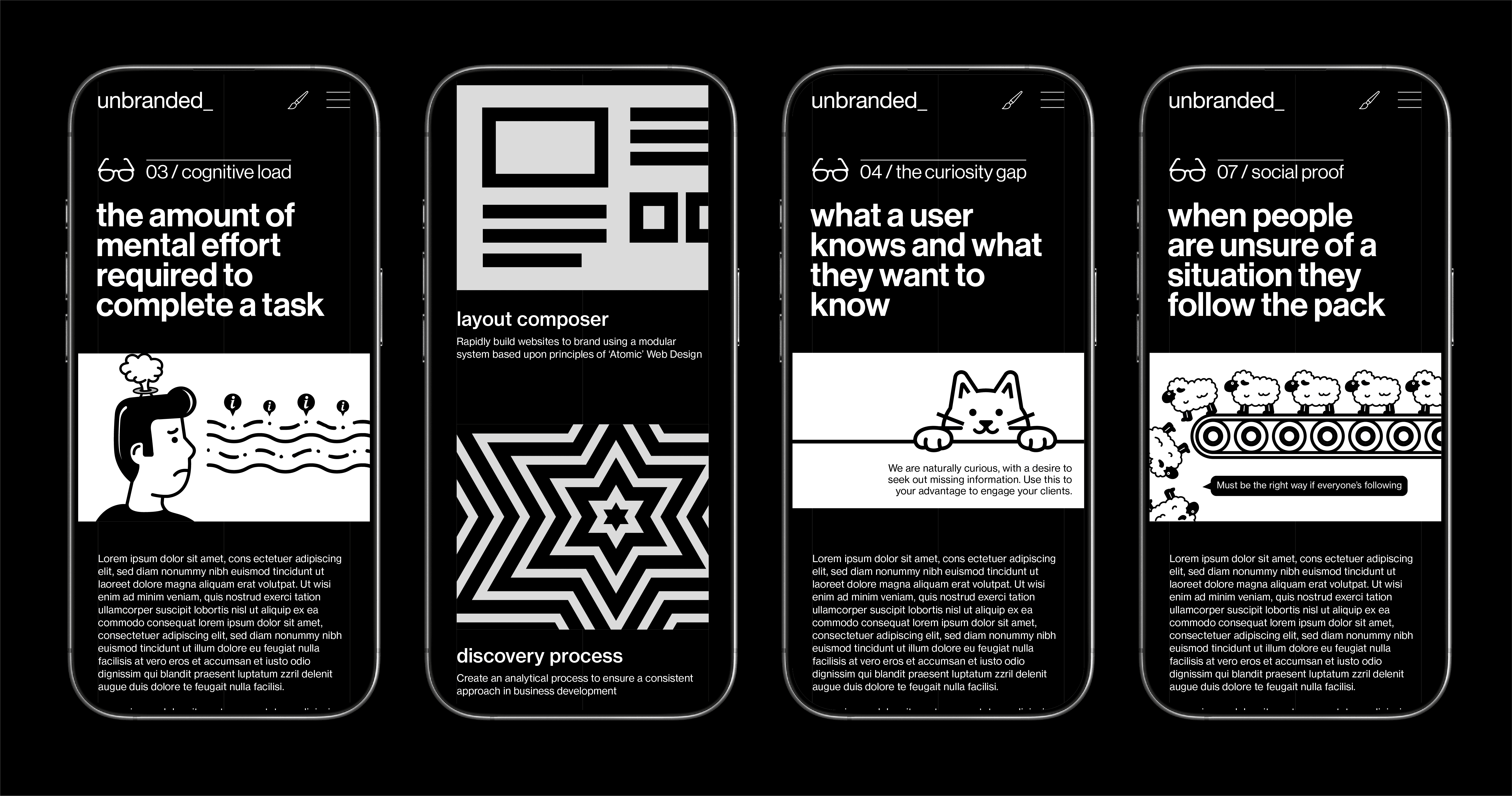 Unbranded branding and website