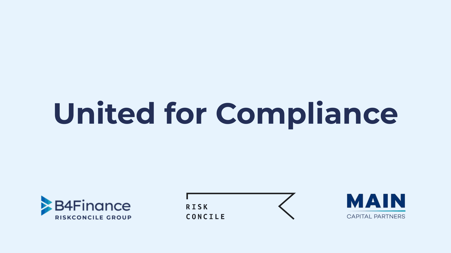 RiskConcile & Main Capital