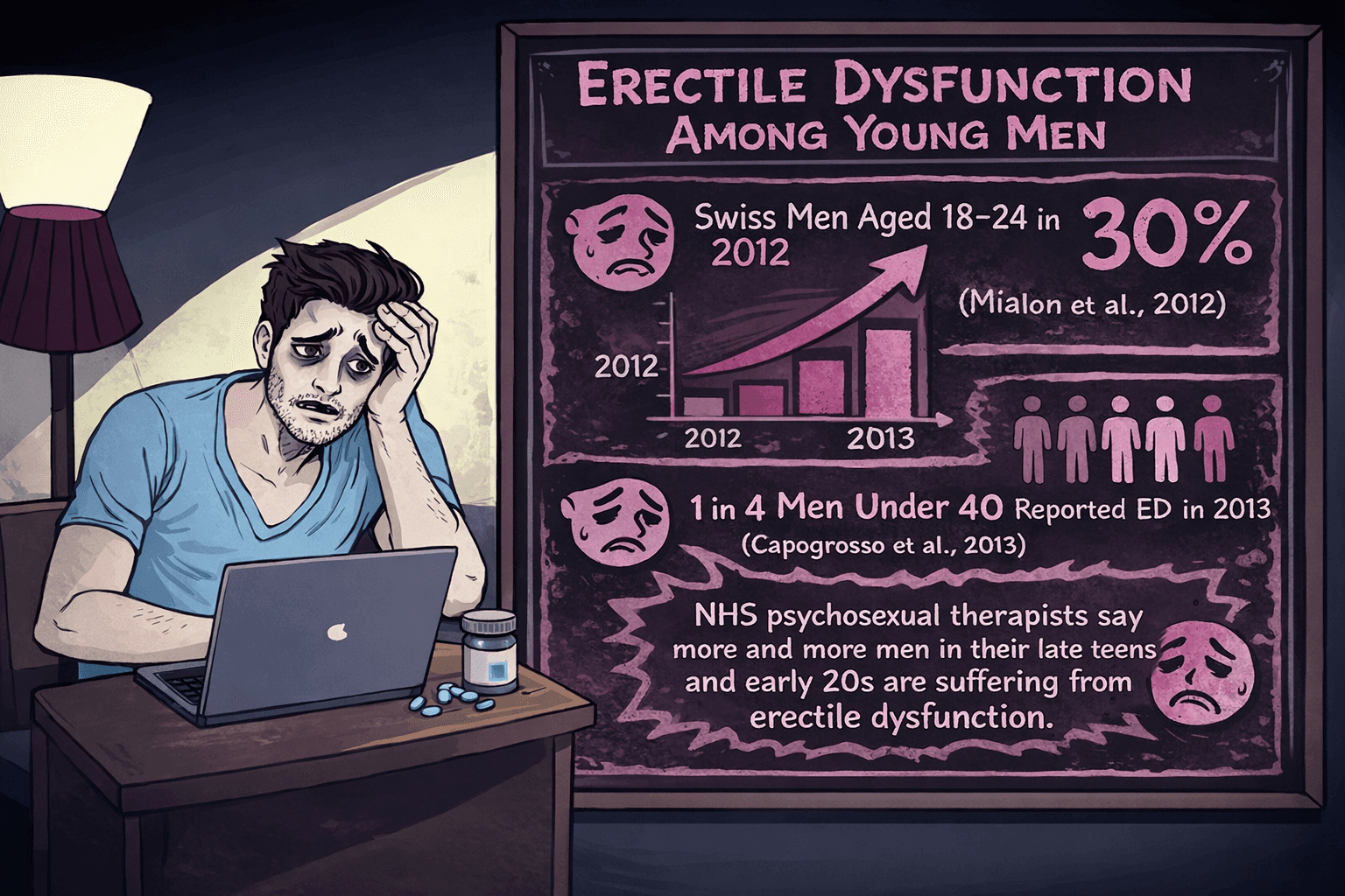 Young men with erectile dysfunction from pornography use