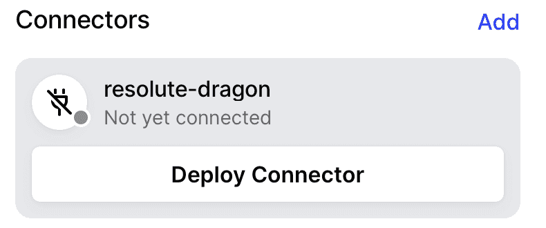 deploy connector