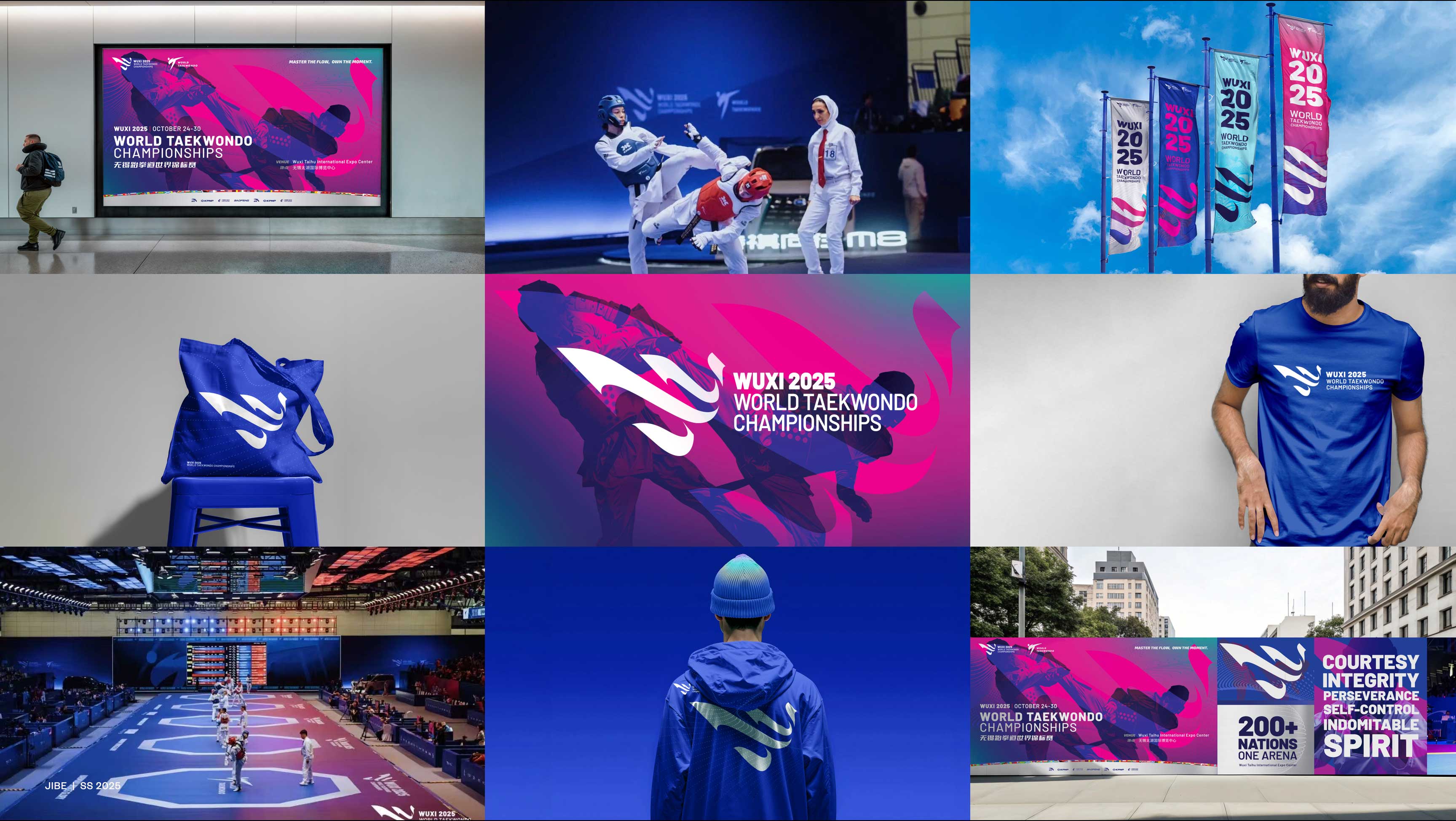 World taekwondo flags