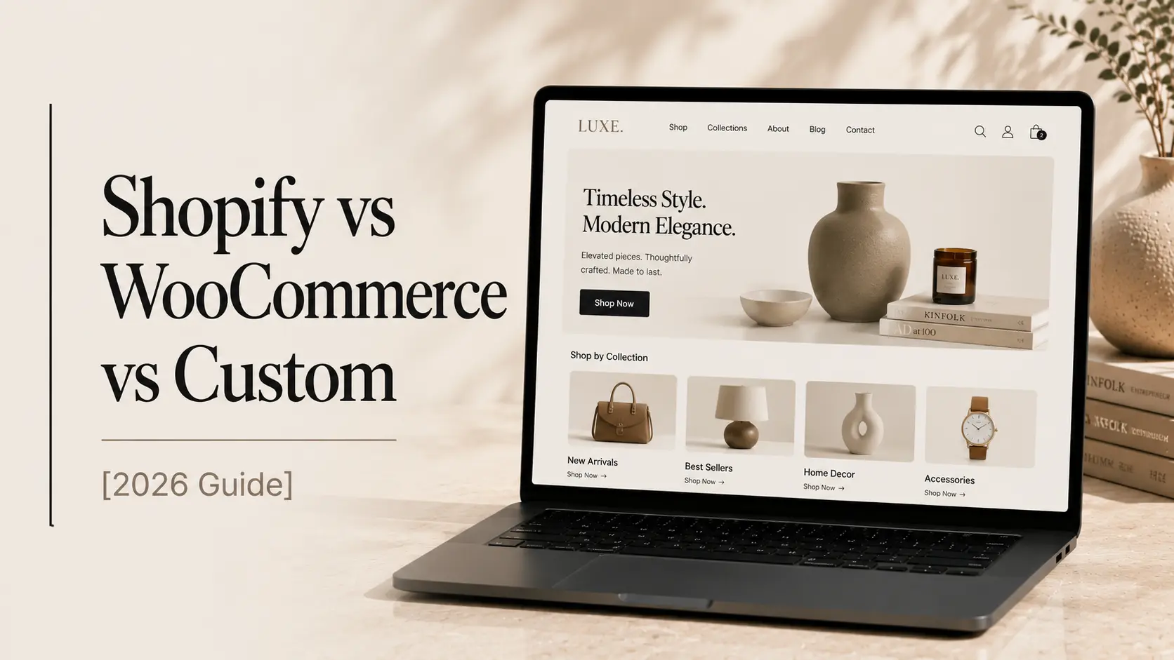 Shopify vs WooCommerce vs Custom