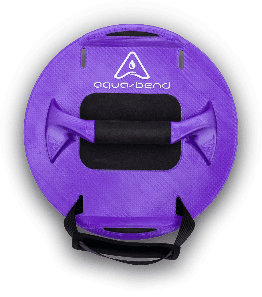 Aqua-Bend FLOW disc in violet, 255mm, low resistance Grip Edition