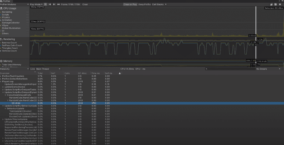 While the points are not arranged in a particular order, profiling your Unity project is the crucial first step in optimization in Unity.