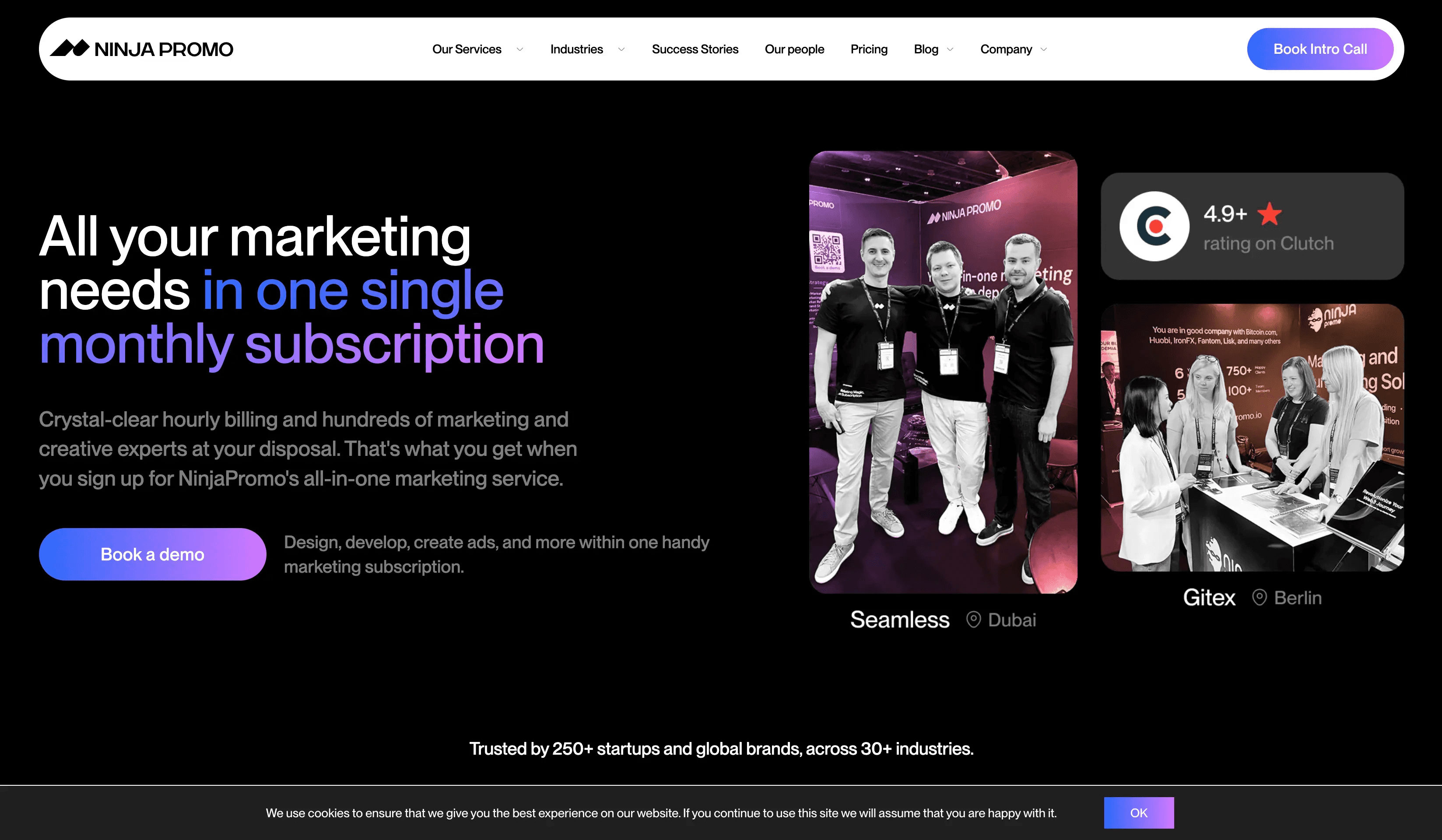 ninjapromo - branding agency for startups