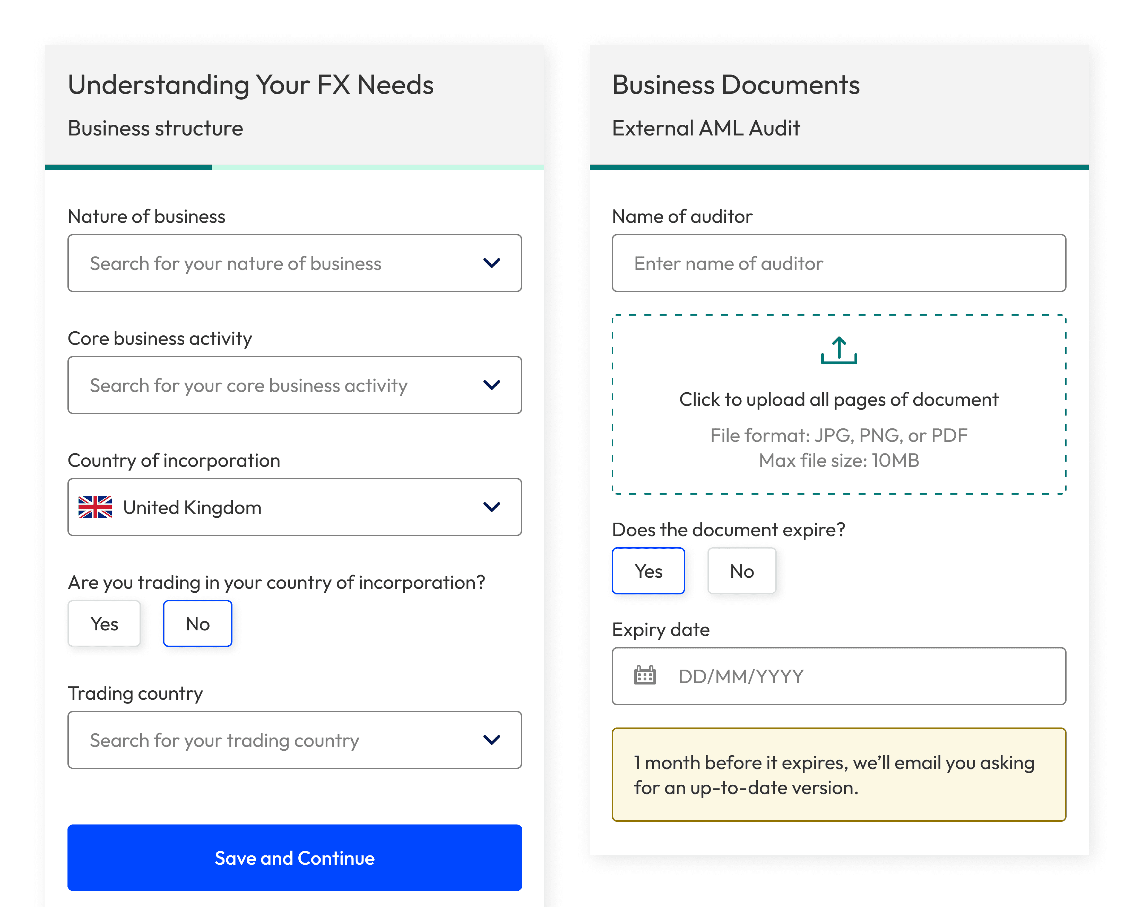 High fidelity designs based on user feedback.