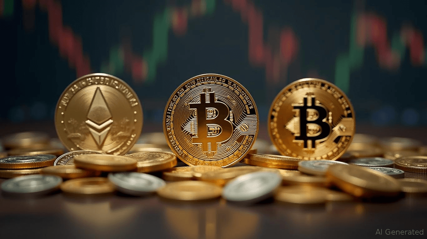 Cryptocurrency coins with market chart - Crypto Coins vs Tokens