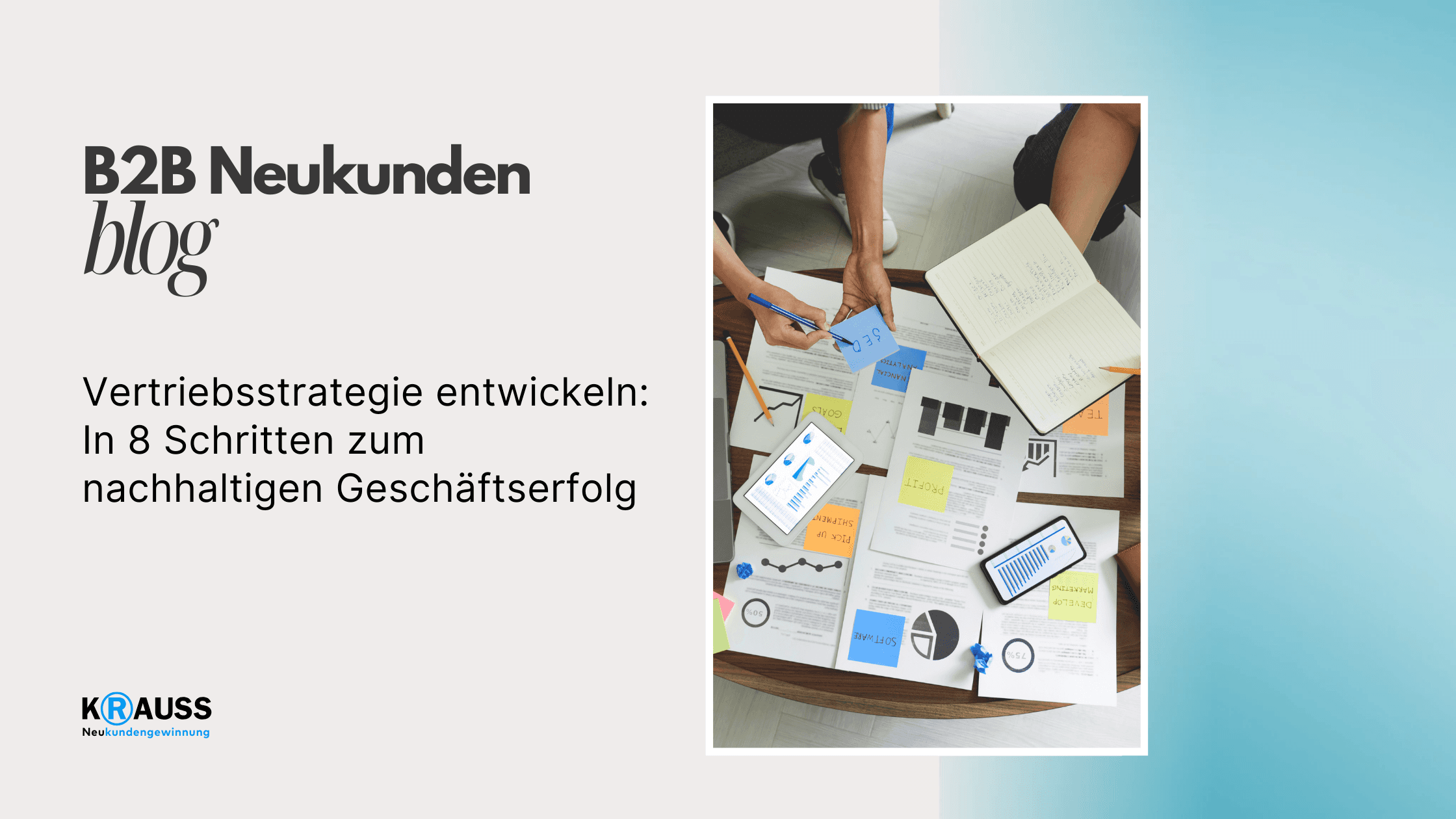 Vertriebsstrategie entwickeln: In 8 Schritten zum nachhaltigen Geschäftserfolg