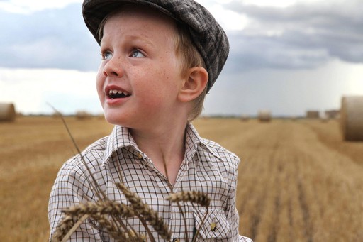 Fashion photoshoot with a woman posing in a dress