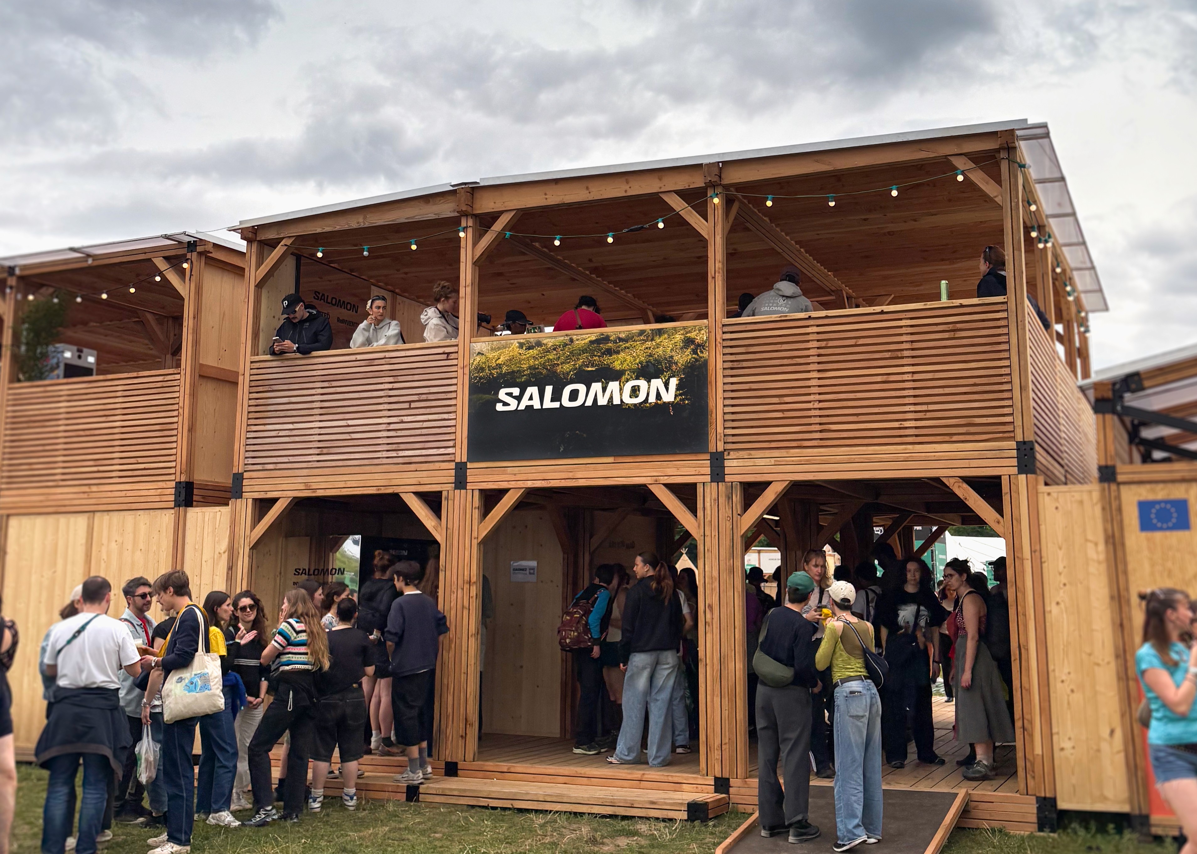 Installation trade marketing Salomon au design minimaliste