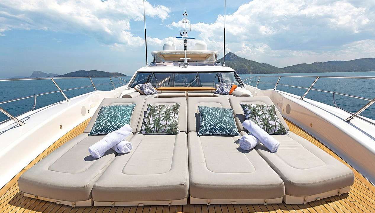 Boat docked in marina