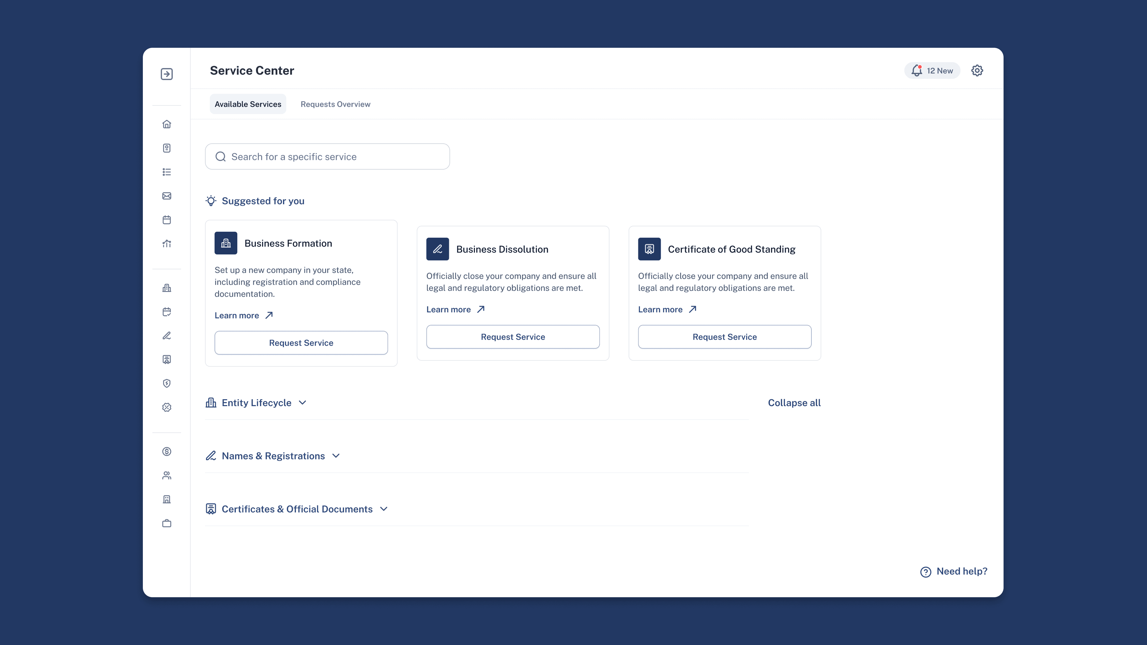 Service Center case study preview