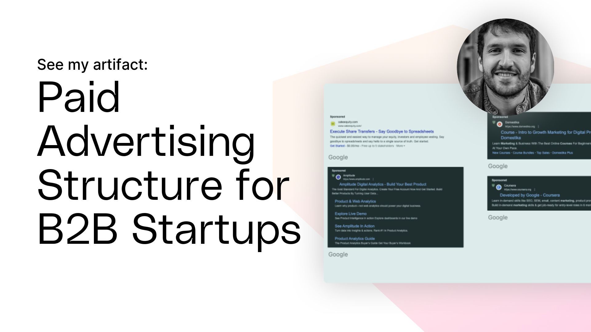Paid Advertising Structure for B2B Startups Artifact