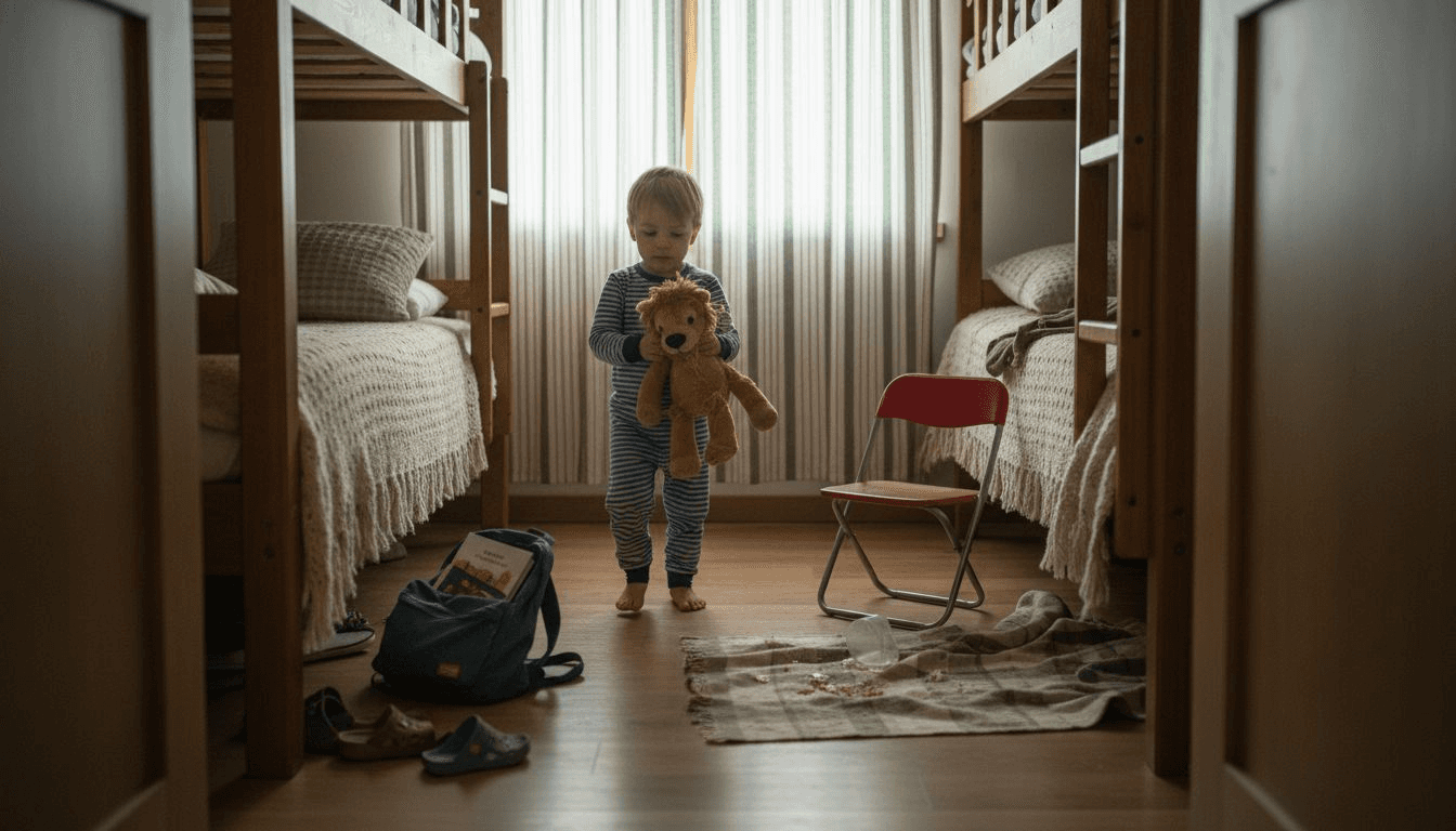 Acogedora cabaña ideal para familias, equipada con zona de juegos y comodidades pensadas para los más pequeños.