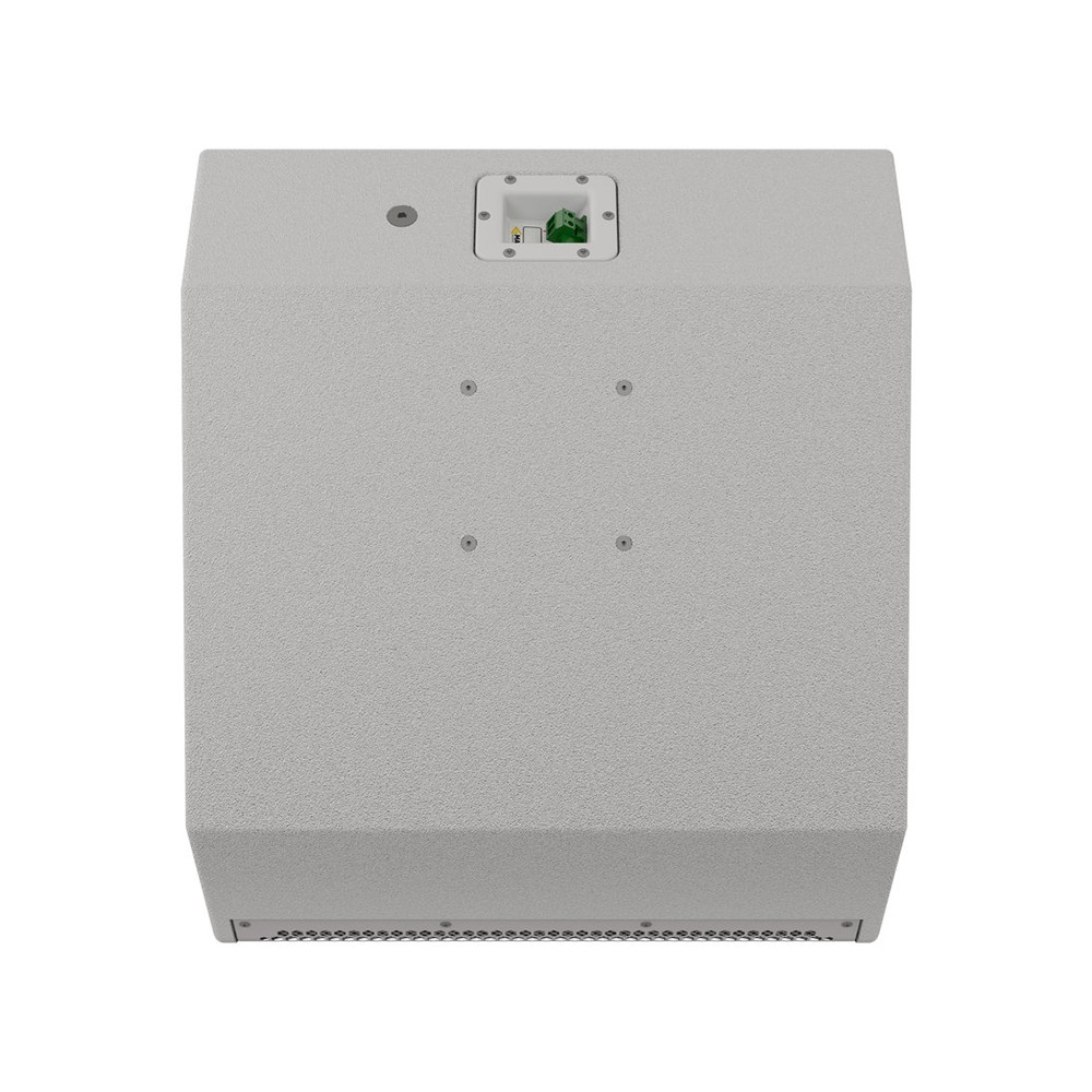 Gray speaker with connector on top