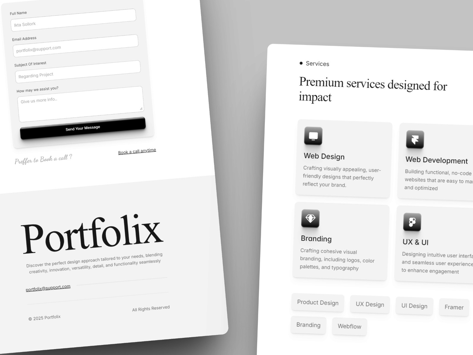 Portal — 现代专业创意机构官网设计灵感