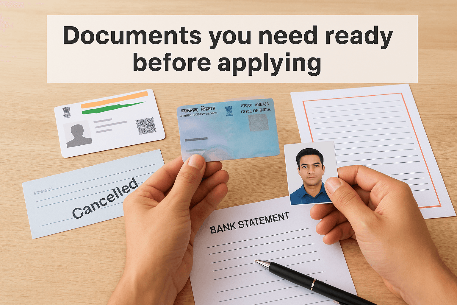Documents you need ready before applying