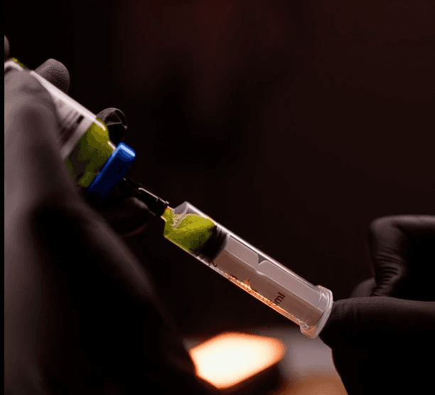 Woman receiving a relaxing face massage at a spa