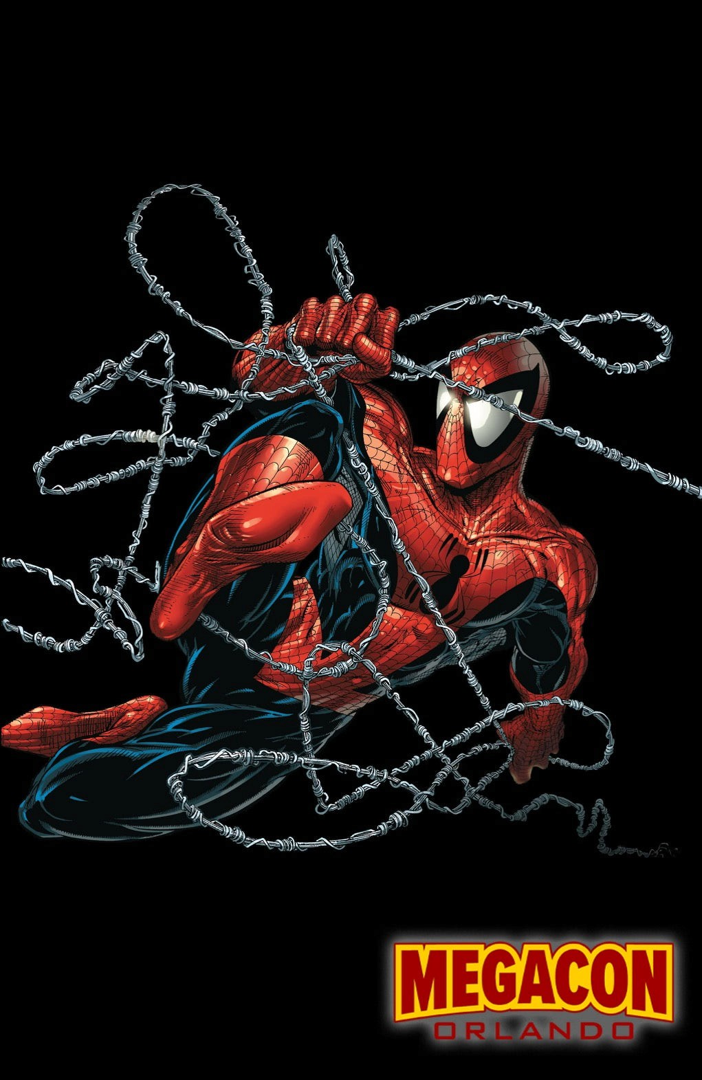 Spider-Man #1 Todd McFarlane Big Dex Comics MegaCon Mexican foil virgin variant