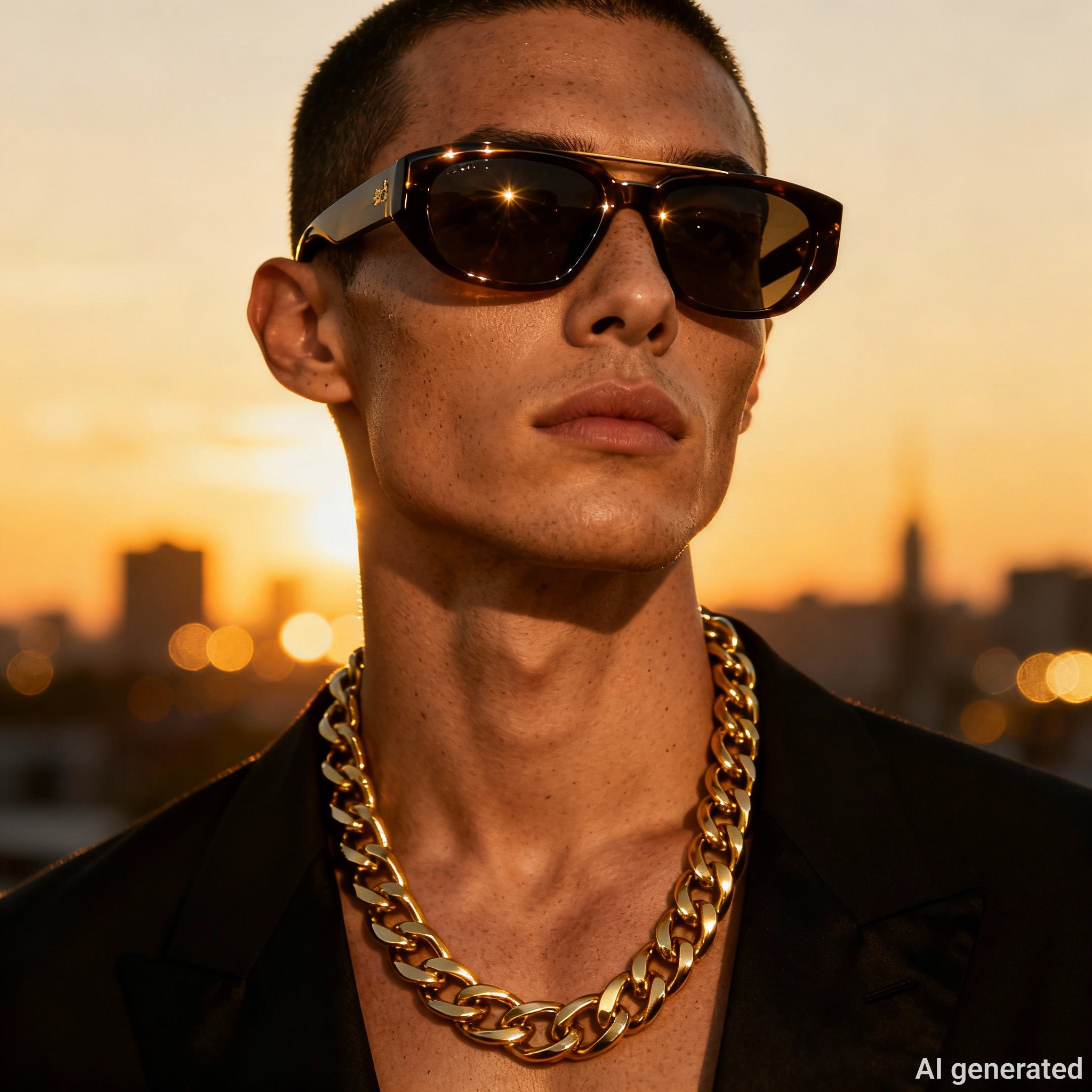 Man Wearing Black Coat