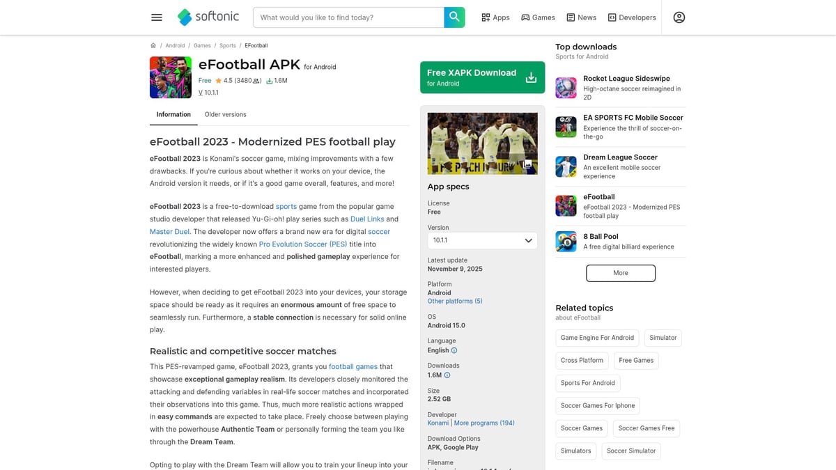 Top 7 Soccer Download Picks for 2025: Best Games & Apps - eFootball