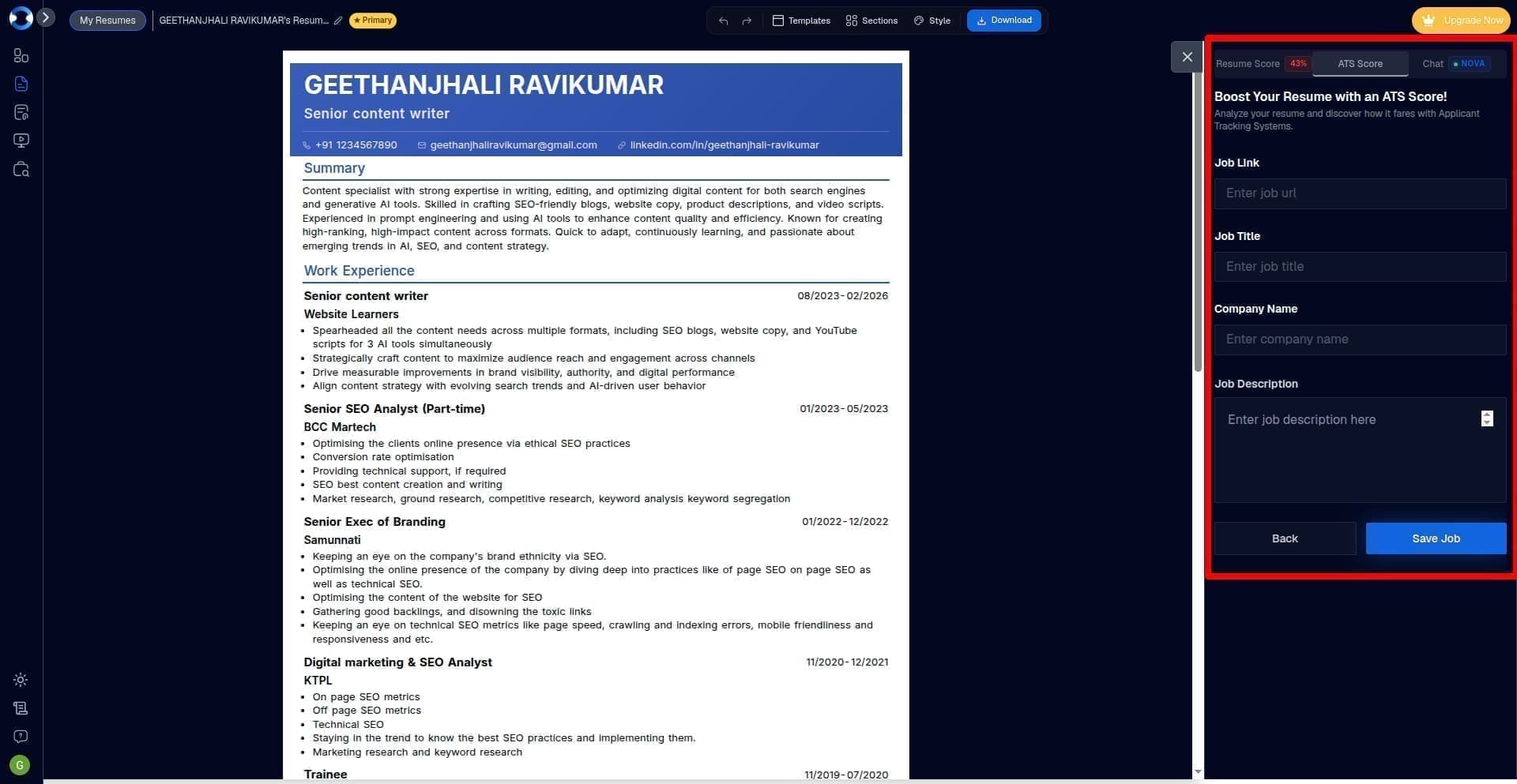 Add jobs manually