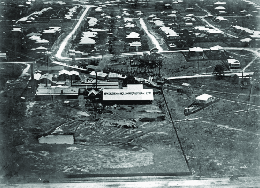 Site of Northgate station and current Holland Street, 1916. Source: State Library of Queensland (2011).