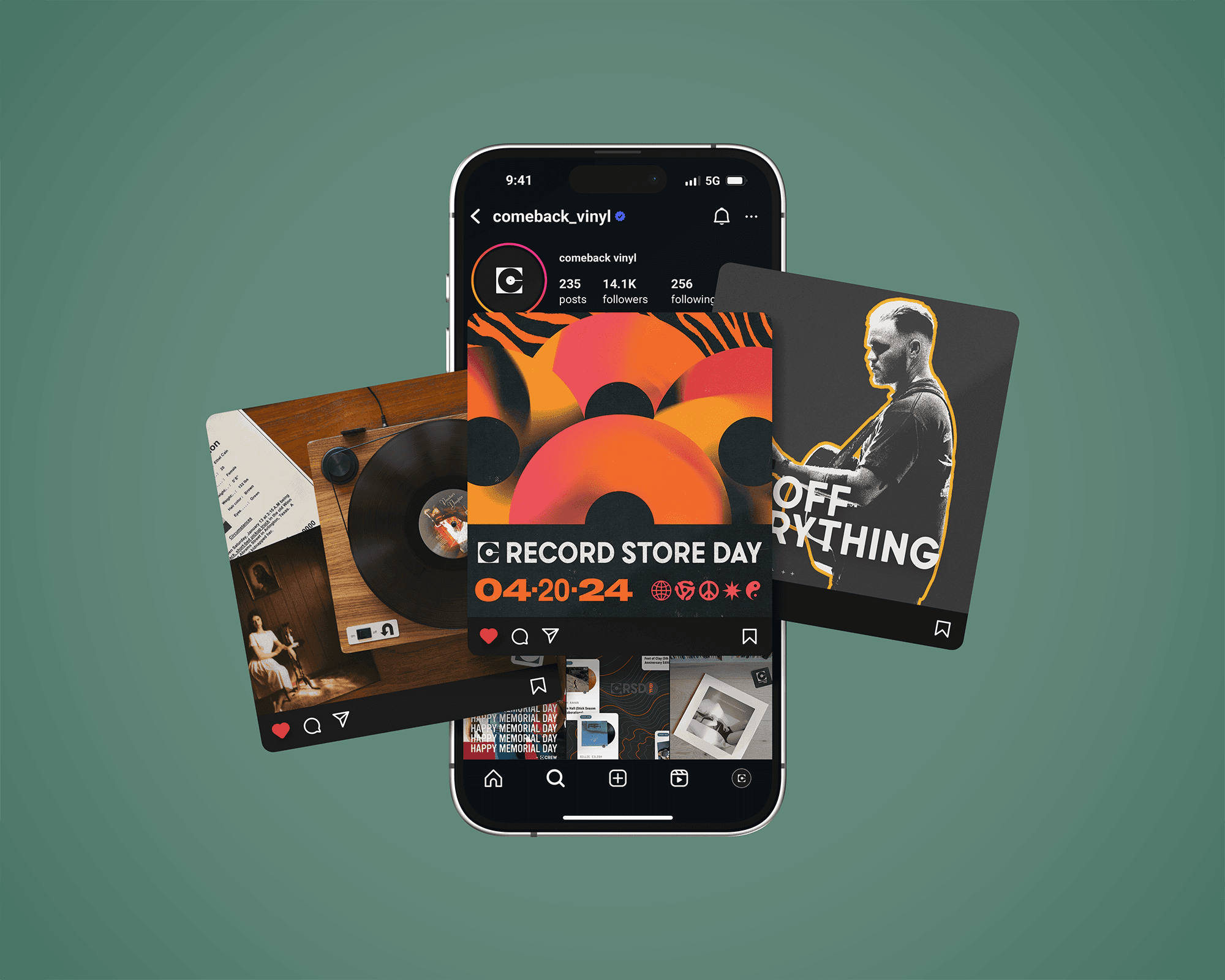a curated look at our daily social content. these assets were engineered to generate immediate hype for weekly vinyl drops, utilizing high-impact visuals to drive highly engaged, organic traffic directly to the storefront.