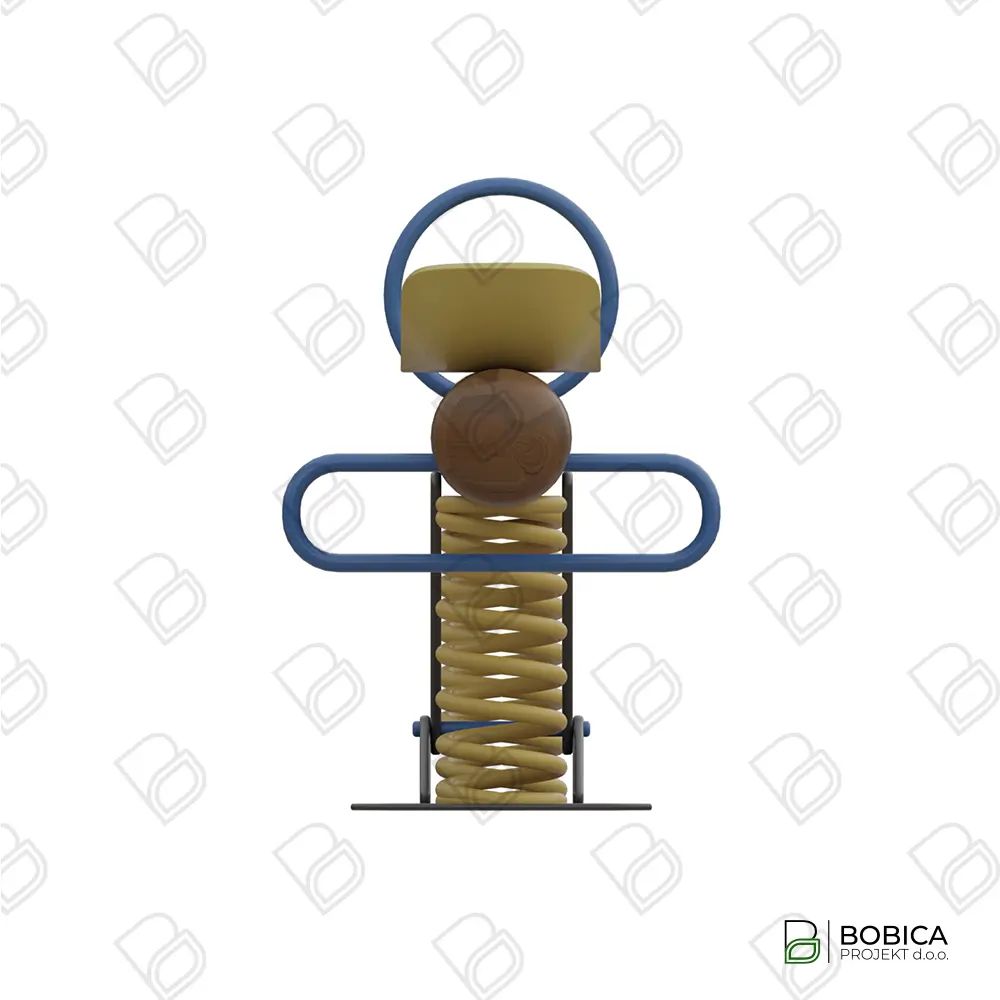 Drvena klackalica s četiri sjedala "Syncro"