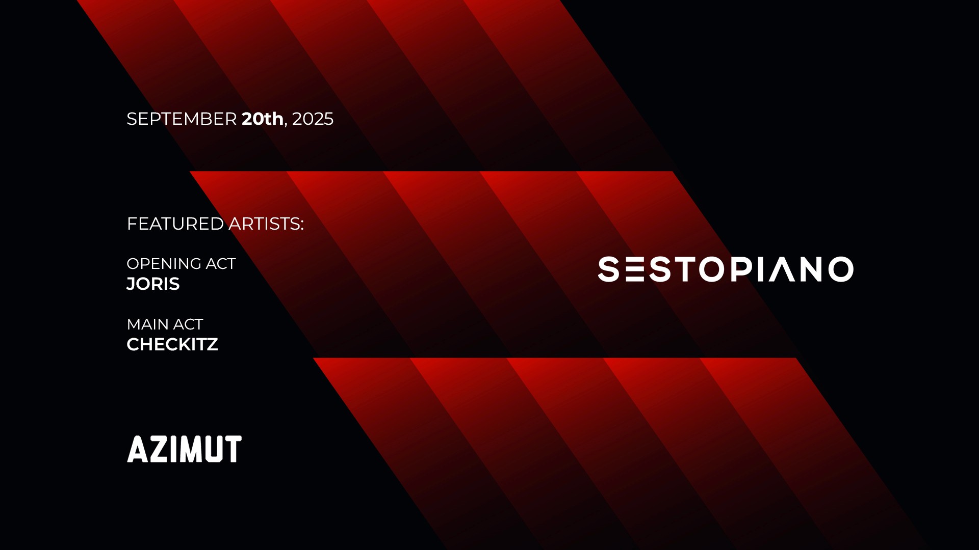 Sestopiano organizza eventi Torino dedicati a chi cerca vere serate Torino con identità e ricerca musicale. Ogni prossimo evento Sestopiano è progettato come un evento esclusivo nel cuore di Torino Centro, pensato per distinguersi dalle classiche discoteche Torino e dai soliti locali Torino.  Le nostre feste Torino uniscono DJ set live, musica elettronica Torino e musica selezionata per eventi immersivi, creando un’esperienza unica per chi si chiede cosa fare a Torino nel weekend.  Segui Sestopiano Torino sui nostri social e su Instagram per scoprire tutti i nuovi Sestopiano eventi e i prossimi Events Turin.