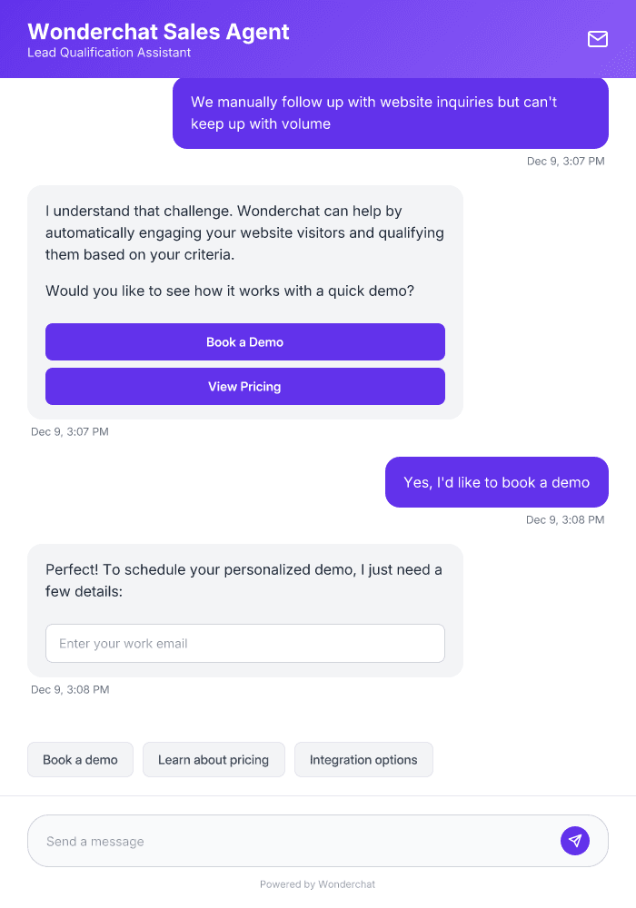 Sales AI Agent Template for Lead Qualification