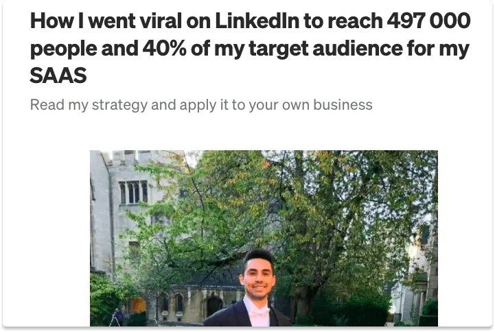 Engagement sur LinkedIn Comment je suis devenu viral | Breakcold