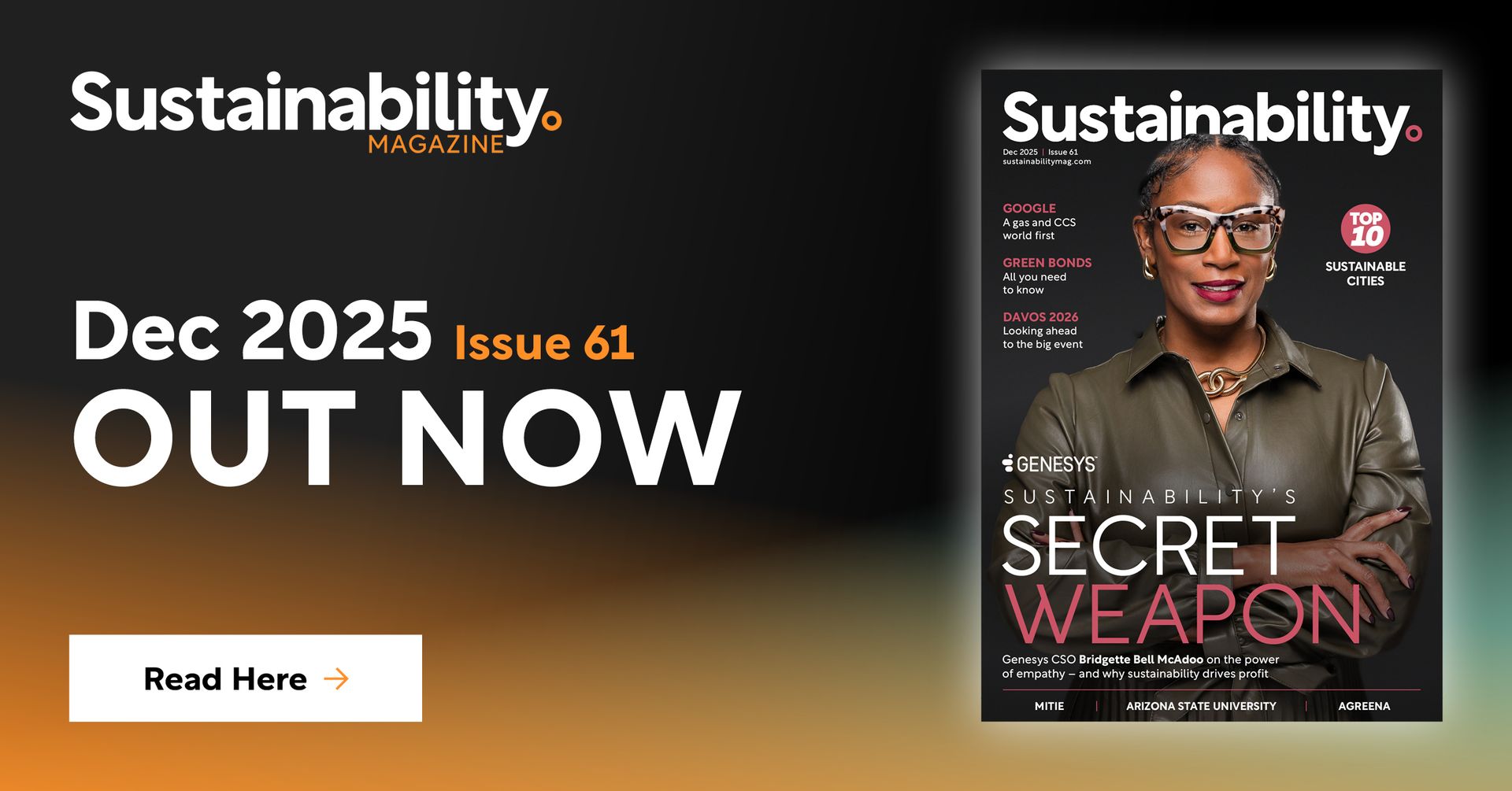 December Sustainability Portfolio: Latest Issue Features Global Leaders and Breakthrough Climate Insights