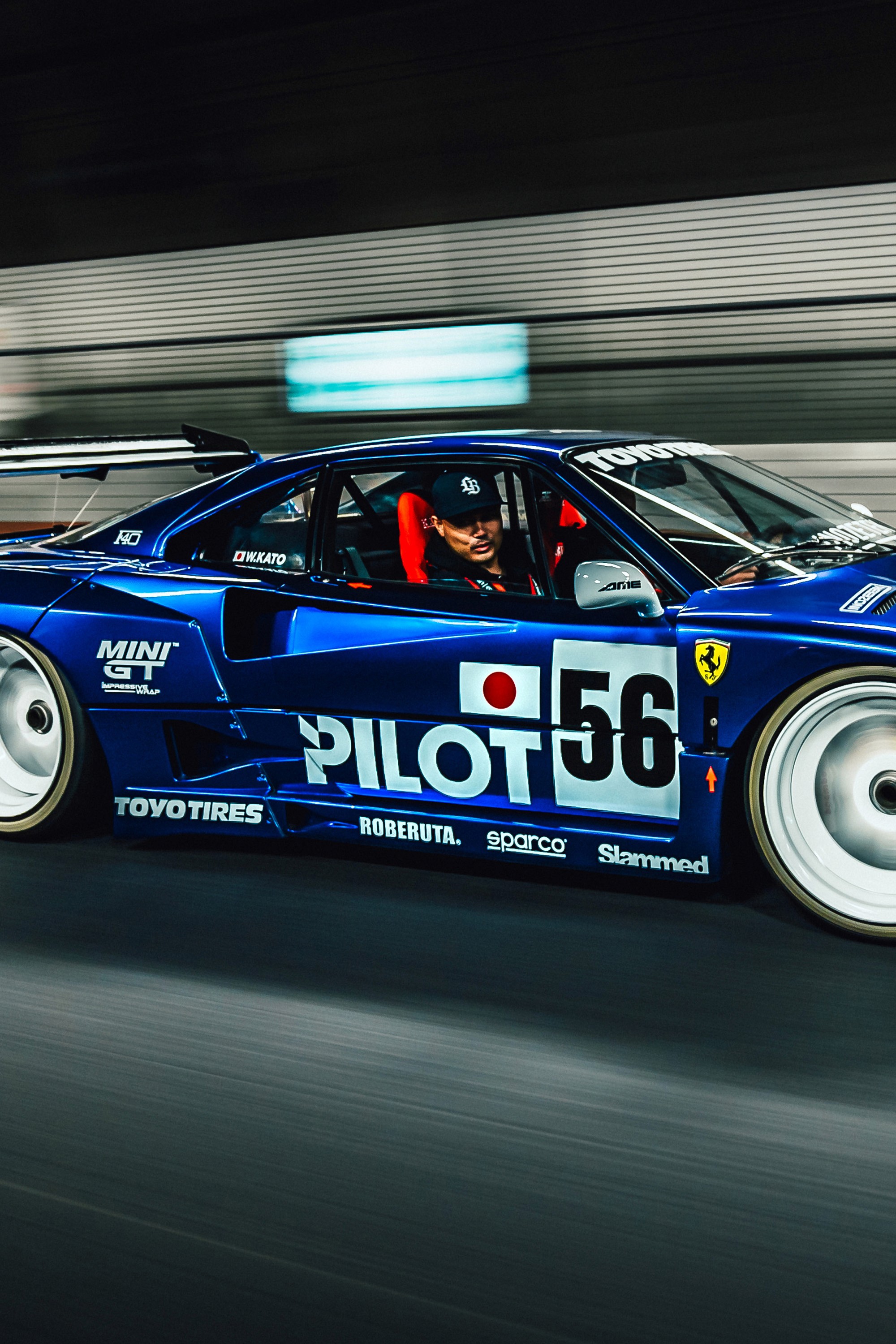 INOZETEK Metallic Blueberry SuperGloss Metallic Liberty Walk LB WORKS Ferrari F40