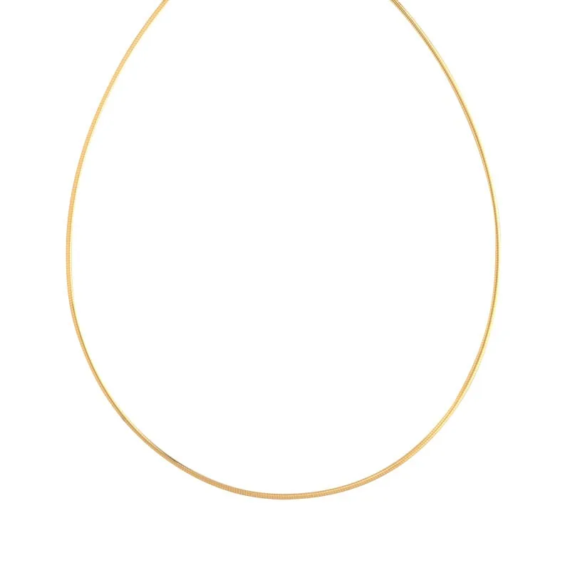 Collier en or jaune 375