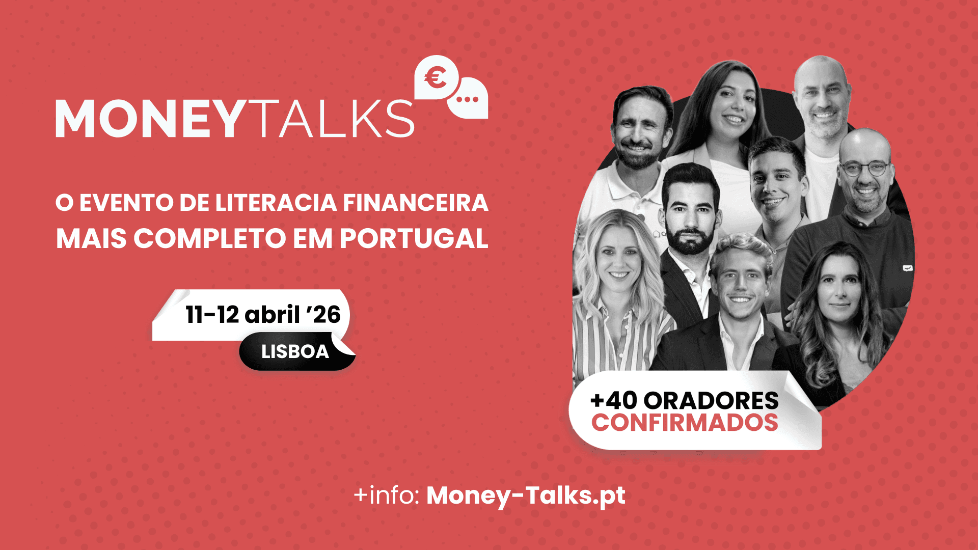 Banner Evento de Finanças "Money Talks"